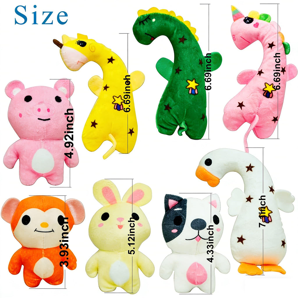 30 Pack Plush Squeaky Dog Toys M5416