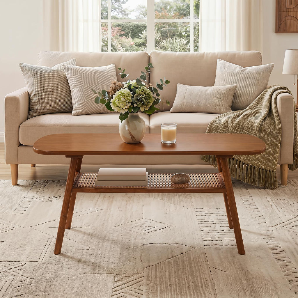 Rattan Wood Coffee Table C566479