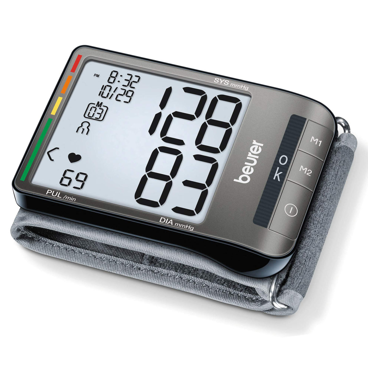 Wrist Blood Pressure Monitor with XL Cuff and Storage Case L42353