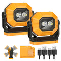 Rechargeable Magnetic Work Light 2 Pack O574630