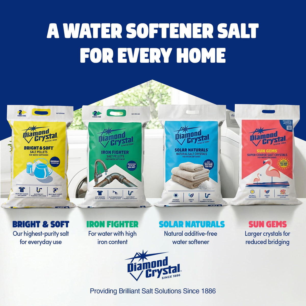 2 Pack Super Coarse Water Softener Salt, 40 Pounds D297