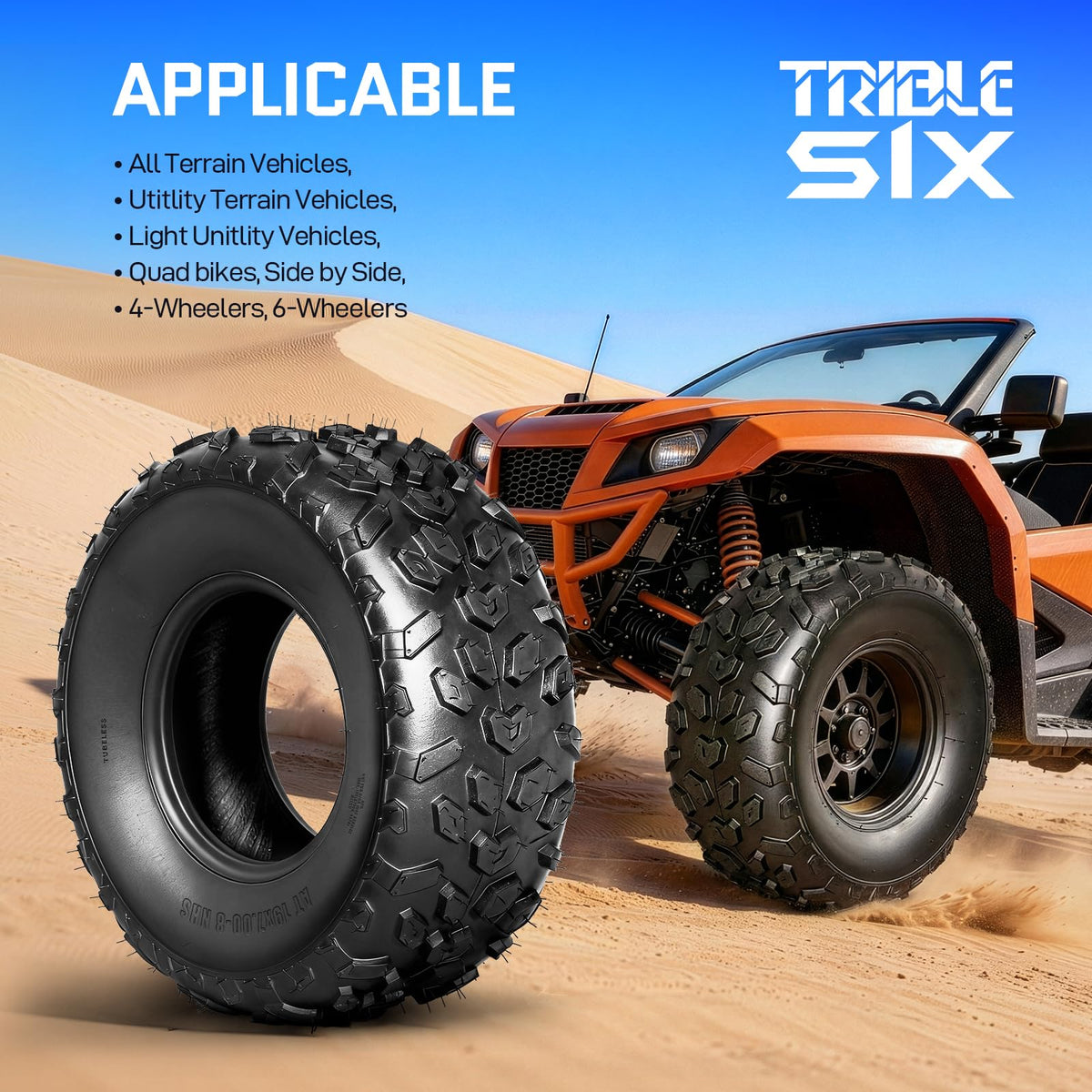 Set of 4 ATV/UTV Tires 19x7-8 S71951