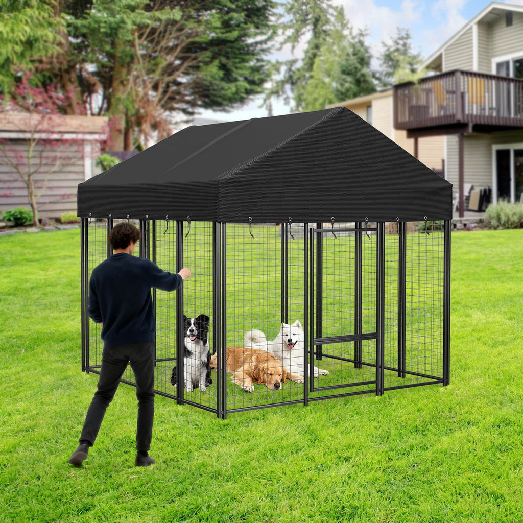 Heavy Duty Waterproof UV Resistant Dog Kennel Cover I3121
