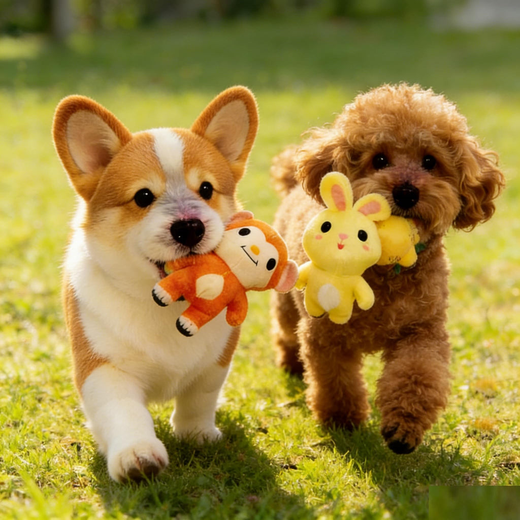 30 Pack Plush Squeaky Dog Toys M5416