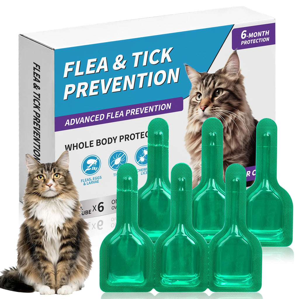 Topical Flea and Tick for Cats 6 Doses F41978