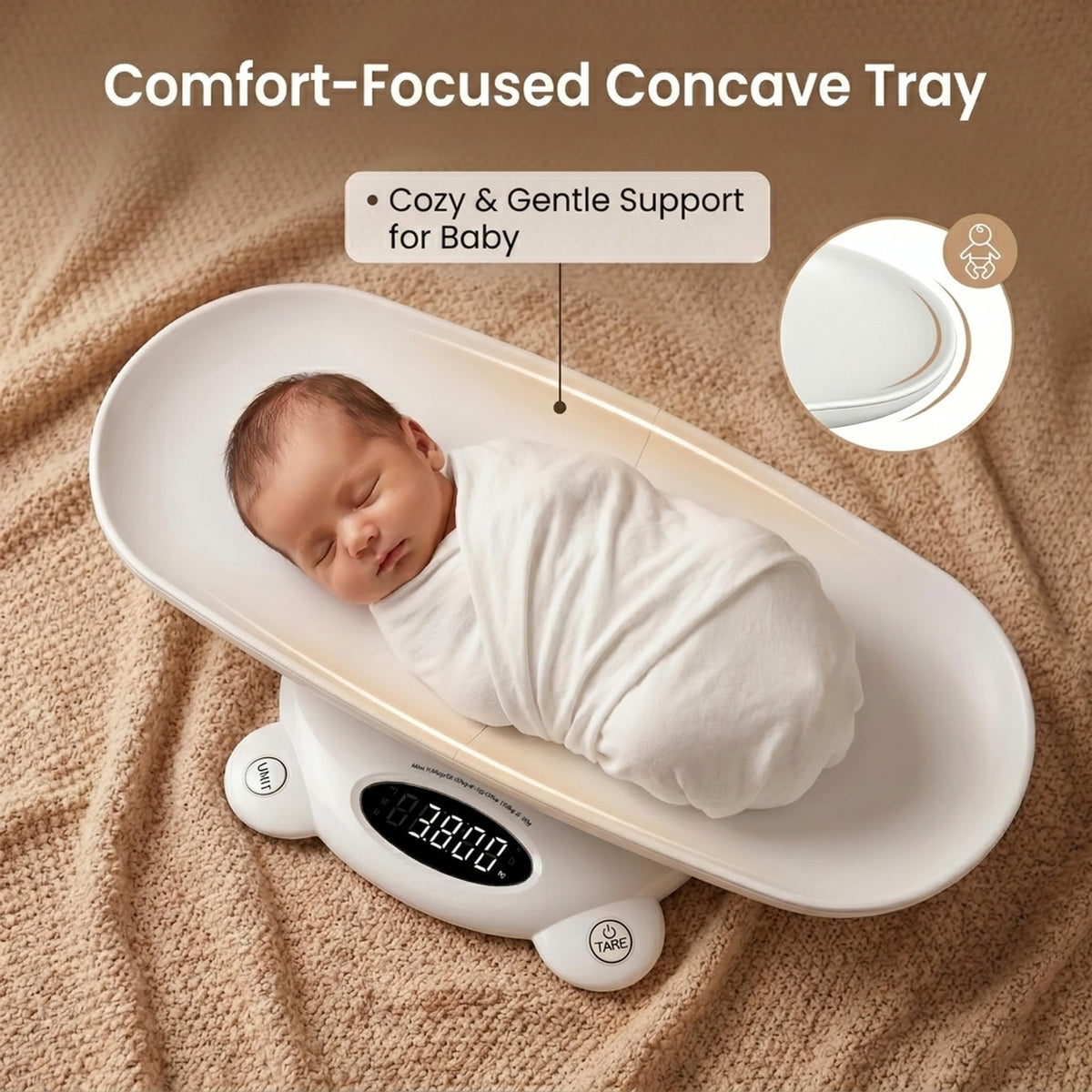 White Digital Baby Scale J531