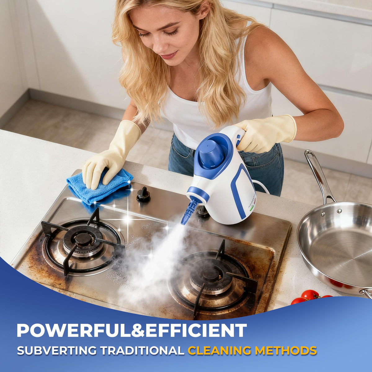 Handheld Steam Cleaner with 11 Accessories J8499