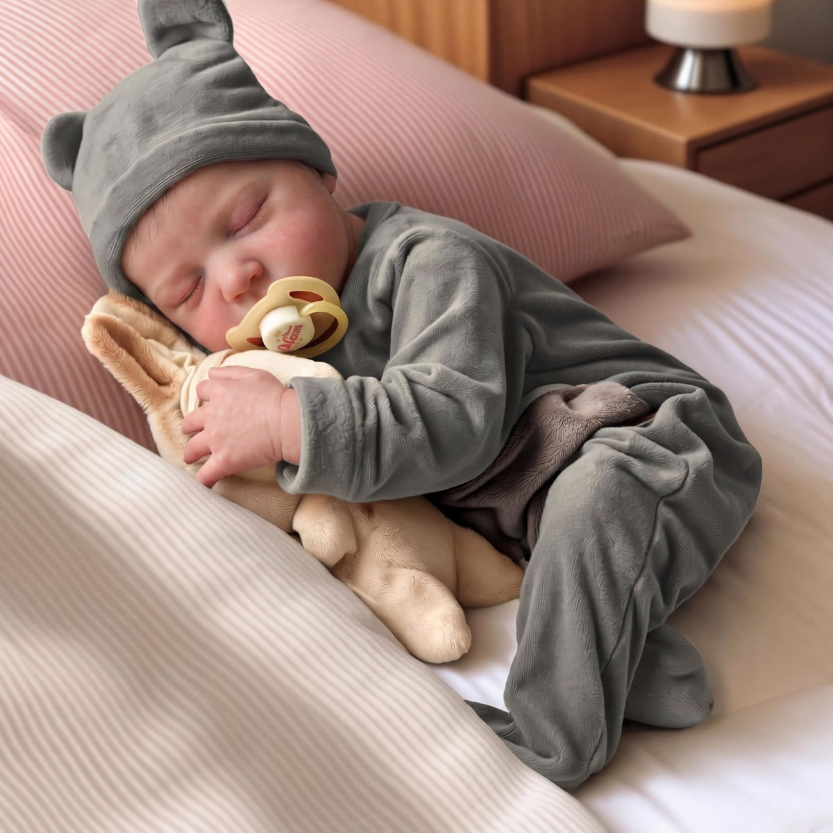 20 Inch Realistic Newborn Baby Doll with Poseable Body F177