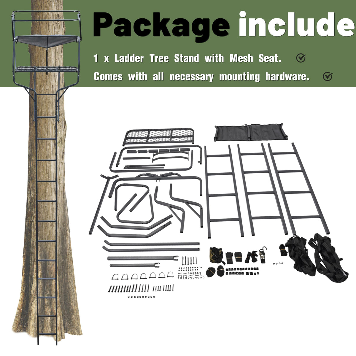 2-Man Ladder Tree Stand I1290