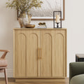 31.5" Oak Sideboard Buffet Cabinet with Storage T73521
