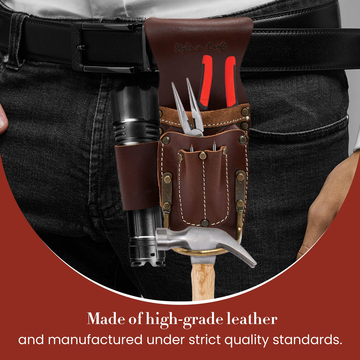 9-Pocket Carpenter's Nail and Tool Pouch L618