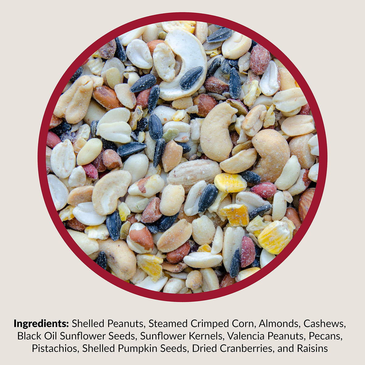 Fruit and Nut Wild Bird Seed Mix 20 lbs J948