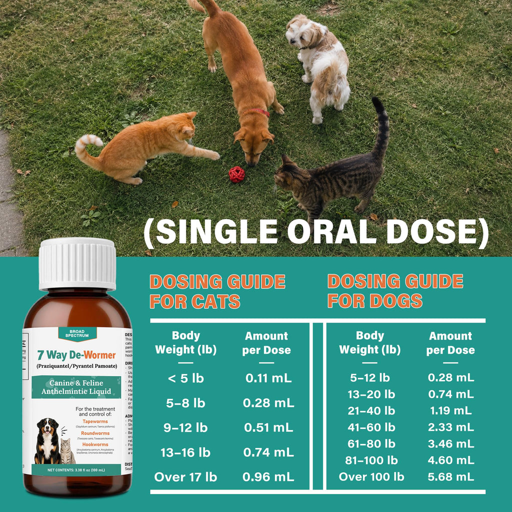 Dewormer for Dogs and Cats 3.38 fl oz A87953
